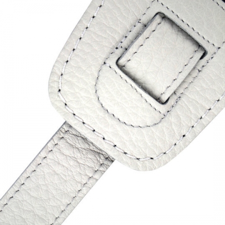 Richter Straps Beavertail Beluga White Gitarrengurt, #1046